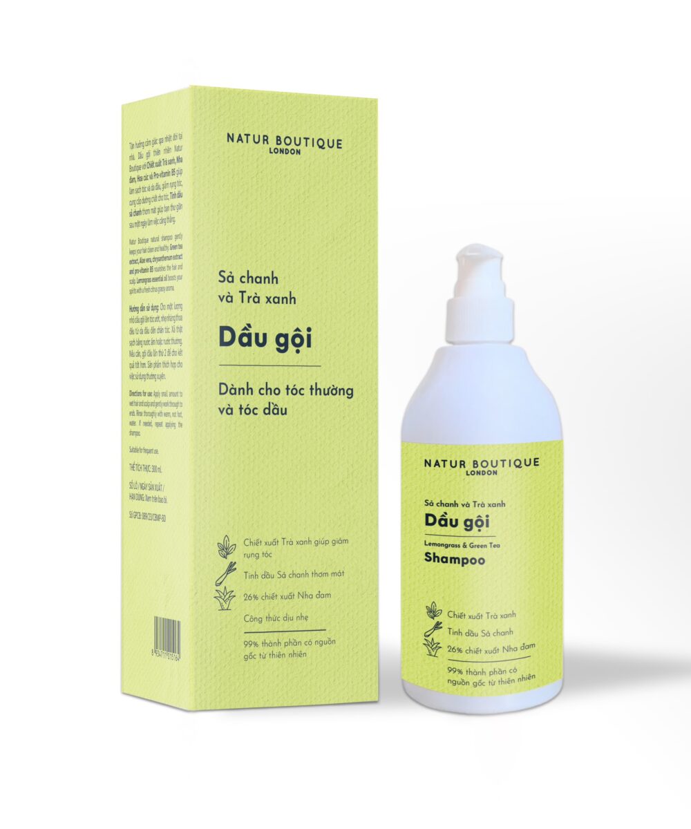 DẦU GỘI SẢ CHANH & TRÀ XANH