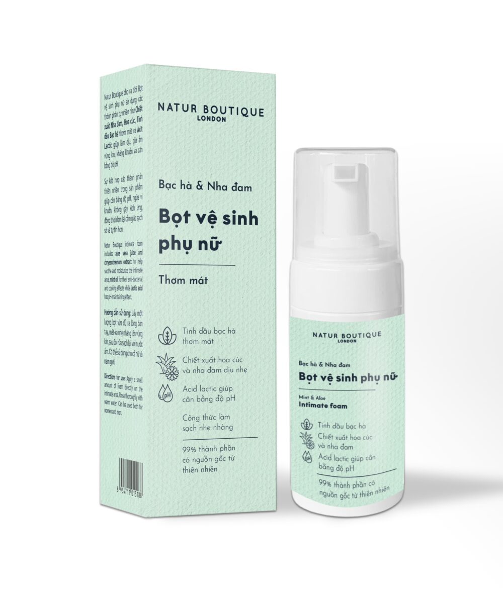 BỌT VỆ SINH PHỤ NỮ BẠC HÀ & NHA ĐAM