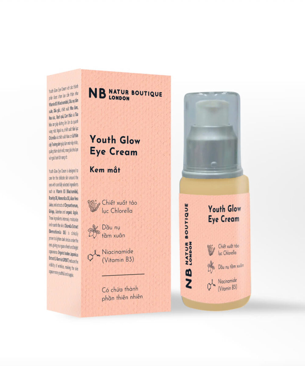 YOUTH GLOW EYE CREAM - KEM MẮT NATUR BOUTIQUE (20ml)